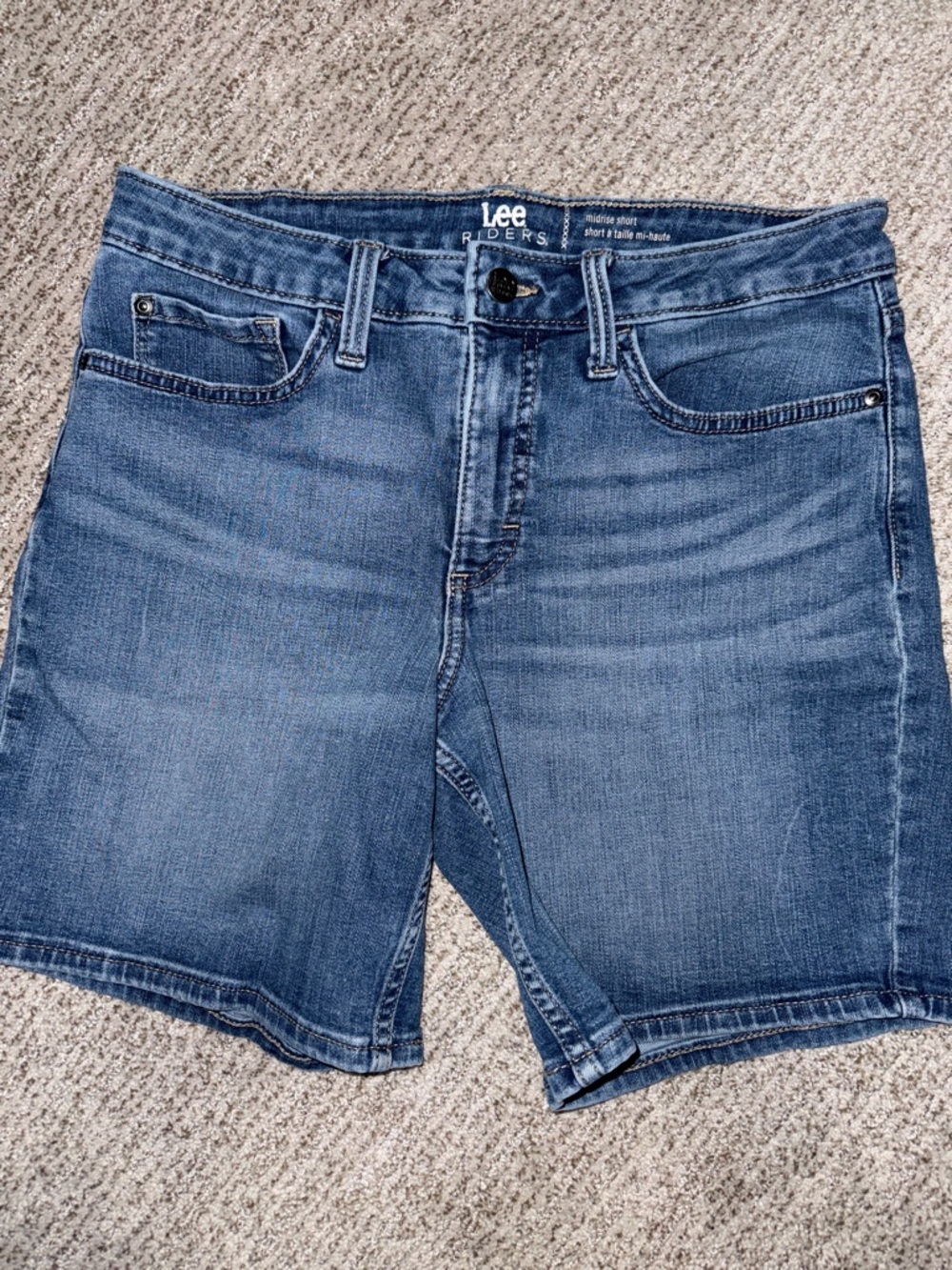 Lee Women's Medium Blue Denim Jean Shorts